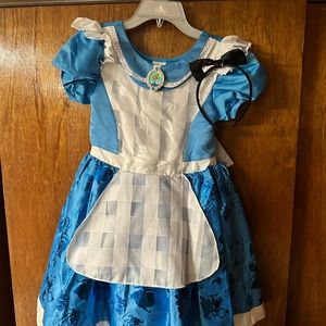 Original Disney made. Alice in Wonderland princess dress. Size 9/10 never worn.